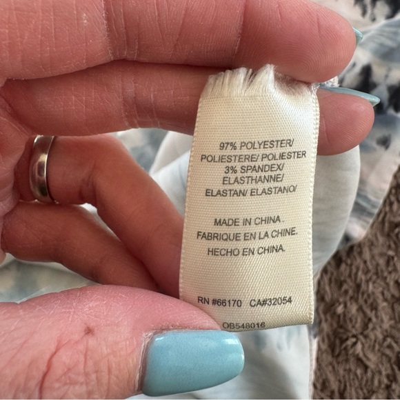 Anthropologie Lilka Watercolor Dreams Satin Sleep Top Size XL - Picture 10 of 11